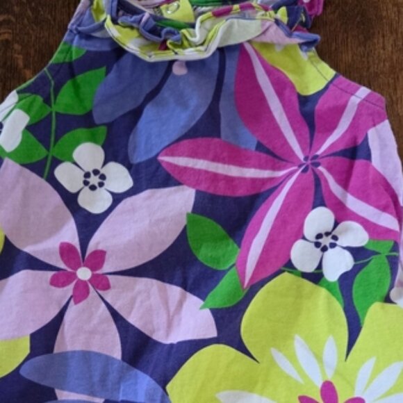 🆓Floral Ruffled Girls 18M Sleeveless Sun Dress - Picture 3 of 7